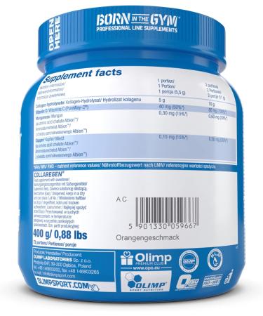 Olimp Sport Nutrition Collaregen Orange Protein Blend 400g - Buy Online on GoSupps.com