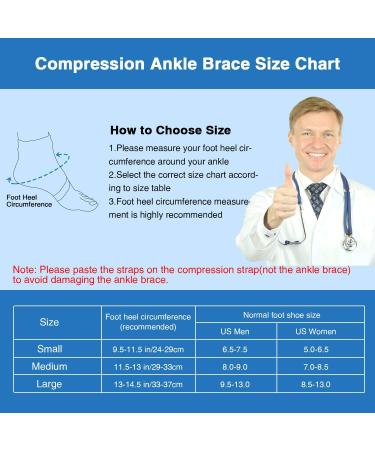 2 Packs Breathable Ankle Brace Ankle Support Sleeve with Compression Ankle Wrap for Plantar Fasciitis Ankle Sprain Ankle Swelling Joint Pain Fits All for Women Men Medium Green - Buy Online on GoSupps.com