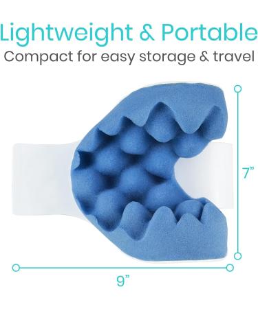 Vive Neck and Shoulder Relaxer - Chiropractic Support Pillow for Neck Pain Relief - Buy Online on GoSupps.com
