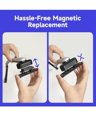 4 Replacement Cartridges for FLOVES Back Shaver - International Shipping Available - Buy Online on GoSupps.com