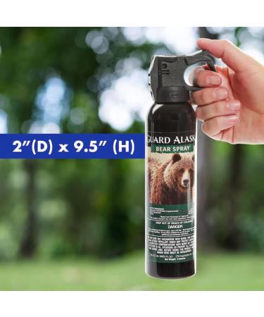 Guard Alaska Bear Spray with Nylon Holster - 1 Best Bear Repellent - Buy Online on GoSupps.com