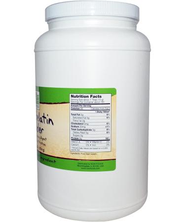 Now Foods Beef Gelatin Powder 4 lbs â€“ Real Food, High-Quality Protein, Gluten-Free - Buy Online on GoSupps.com