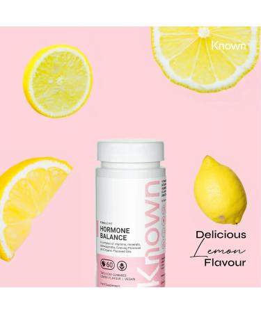Known Hormone Balance Gummies: Natural Raspberry Flavour for Female Health | Vegan Gummies for Teenagers | 60 Gummies - Buy Online on GoSupps.com