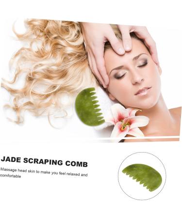 Frcolor Xiuyu Jade Comb Massager Deep Tissue Scalp Massage Roller for Blood Circulation & Relaxation - Buy Online on GoSupps.com