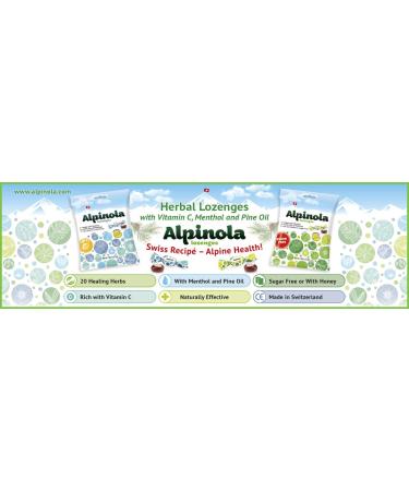 Alpinola Sugar-Free Lozenges with Menthol Essential Oils & Vitamin C - 17 Count - Buy Online on GoSupps.com