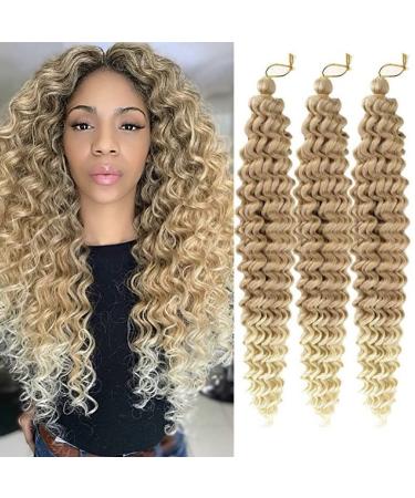 22 Inch Allgro Ocean Wave Crochet Hair 3 Packs - Deep Twist Braiding Hair Extension in 27/613# Color - Buy Online on GoSupps.com