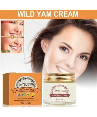  Orgrul Wild Yam Cream for Women Organic Wild Yam Cream Skin Moisturizer Wild Yam Root Cream for Women's Health Wild Yam Root Cream Yam Cream for PMS and Relief - Buy Online on GoSupps.com