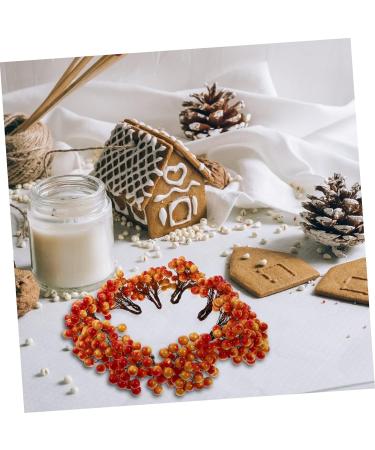 ABOOFAN 20 Bunches Simulated Small Berries Christmas Pine Picks Artificial Berry Stem Holiday Decorations for Home Christmas Berry Branch Decor Environmental Foam Red Berries Household - Buy Online on GoSupps.com