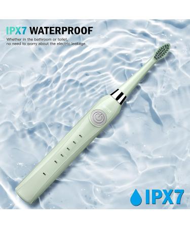 SENTIST Sonic Electric Toothbrush - 5 Modes, Timer, 3 Replacement Heads, 30-Day Battery Life - IPX7 Waterproof - Buy Online on GoSupps.com