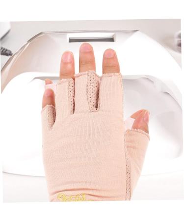 Beaupretty 1 Pair Manicure Gloves Anti Uv Protective Gloves for Manicure Uv Gloves for Gel Manicures Uv Protection Gloves for Manicure Uv Gloves for Nail Cotton Nail Lamp - Buy Online on GoSupps.com