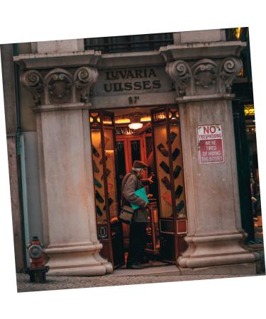 Zerodeko 2pcs Warning Tin Painting Emblems Metal Halloween Wall Art Retro Iron Vintage Signs Iron Painting - Buy Online on GoSupps.com