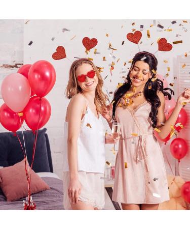 Valentine's Day Heart Head Boppers and Heart Shape Sunglasses Set for Parties and Celebrations - Buy Online on GoSupps.com