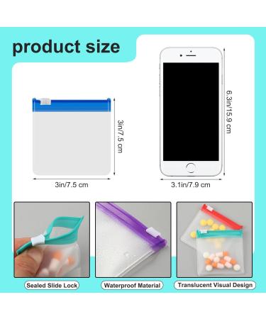 MARFOREVER 39 Pcs Pill Pouch Bags Set - Travel Zippered Organizer Reusable Ziplock Medicine Storage 28 Plastic Bags & Labels Ideal for International Shipping - Buy Online on GoSupps.com