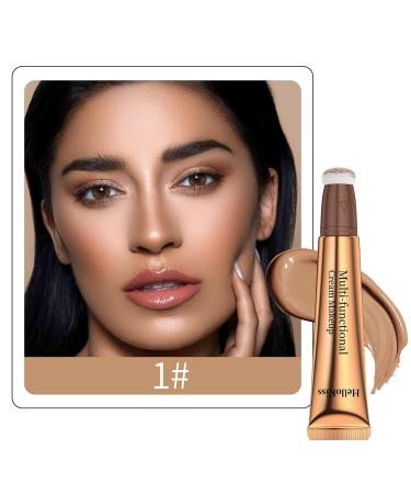 Contour Beauty Wand - Long Lasting Gel Cream Bronzer Stick | Easy Blend Natural Matte Finish Cruelty-Free Makeup - Buy Online on GoSupps.com