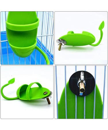 Bird Food Column Fit Container - Hanging Bird Feed Toy & Cage Accessory for Fruits Vegetables & More - Home Bird Supplies (Green) - Buy Online on GoSupps.com
