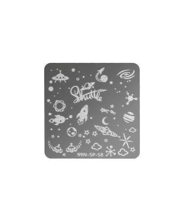 99Nails Stamping Plate Square - Shuttle | Premium Nail Art Tool for Stunning Designs | International Shipping Available - Buy Online on GoSupps.com