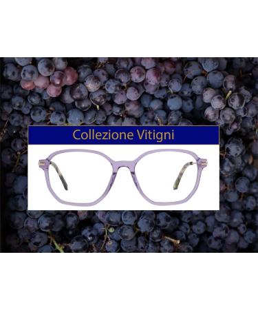 Shop Blue Light Blocking Glasses for Men & Women - Clear Anti Eyestrain UV Protection Lenses (Negroamaro Soft Purple) - International Shipping Available - Buy Online on GoSupps.com