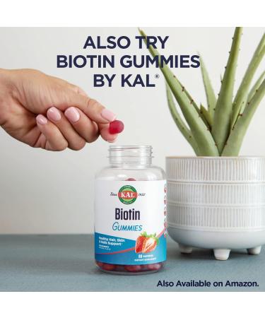Kal 5000 Mcg Biotin Tablets Mixed Berry 100 ct - Hair, Skin & Nail Health - Buy Online on GoSupps.com