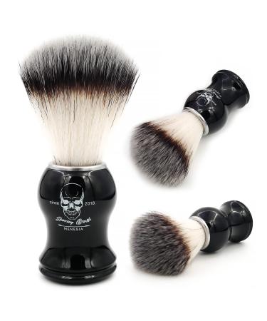 Menesia Shaving Brush for Men, Black handle Shave Brush,Mens Shaving Cream & Soap Brush (skull) - Buy Online on GoSupps.com