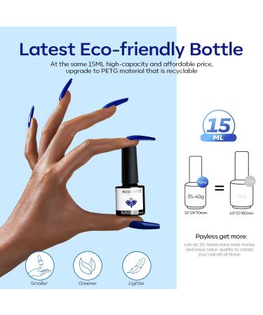 Modelones UV Nail Polish - 1 PC Blue - Long-Lasting & Quick-Dry | International Shipping Available - Buy Online on GoSupps.com