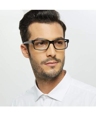Buy NORPERWIS Blue Light Blocking Reading Glasses for Women & Men - Spring Hinge Square Eyeglasses 5 Pack - 2.5x Magnification - Buy Online on GoSupps.com
