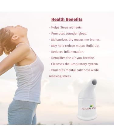 Himalayan Pink Salt Inhaler - Natural Respiratory Therapy Tool - Buy Online on GoSupps.com