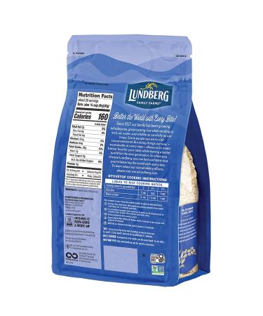 Lundberg Family Farms Organic California Sushi Rice - Japanese Style Short Grain, Sticky & Delicious - 32 oz 2-Pack, Non-GMO, Gluten-Free, USDA Certified Organic, Vegan & Kosher - Buy Online on GoSupps.com