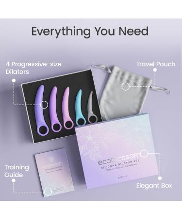 Ecoblossom Silicone Dilator Set | Comfort for Women with Pain | Pelvic Floor Trainer & Expander (Sizes 1-5) - International Shipping Available - Buy Online on GoSupps.com