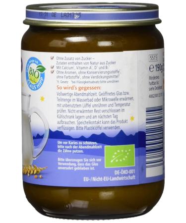 HiPP Good Night Organic Semolina Porridge - 190g | Pure & Healthy Baby Food for International Shipping - Buy Online on GoSupps.com