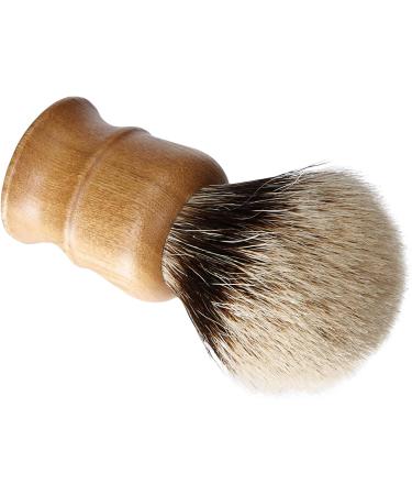 Epsilon Two-Striped Wooden Shaving Brush 26/55 mm - Unique Standard Quality for a Smooth Shave - Buy Online on GoSupps.com
