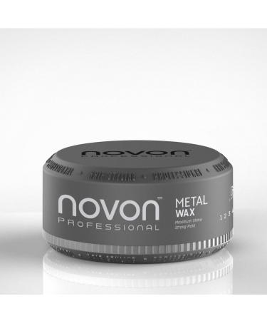 6 x Novon Professional Metal Wax 150 ml - Aqua Hair Wax - pleasant scent