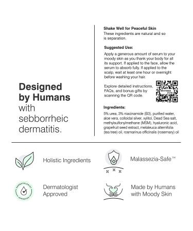 Dermazen Calming Seborrheic Serum - Dermatologist Recommended for Hair, Face, and Body - 4.8 Fl Oz - Buy Online on GoSupps.com