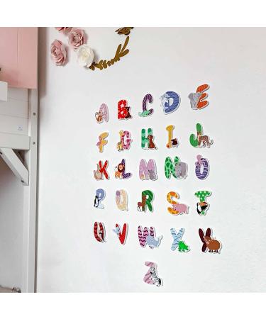Wooden Alphabet Letters Set for Children's Room | A-Z Door Letters | Educational Name Tags & Toys | Perfect Gift for Kids - Buy Online on GoSupps.com