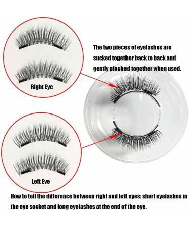 Aerliss Magnetic Lashes Magnetic Lashes With Applicator Eyelashes Magnetic Magnetic Lashes Kit Reusable Self Adhesive Eyelashes(Natural) - Buy Online on GoSupps.com