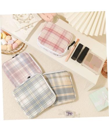 Shop Solustrie Mini Storage Bags 4-Piece Tampon & Napkin Organizer | Zippered Cotton Travel Bag for Easy Storage - Buy Online on GoSupps.com