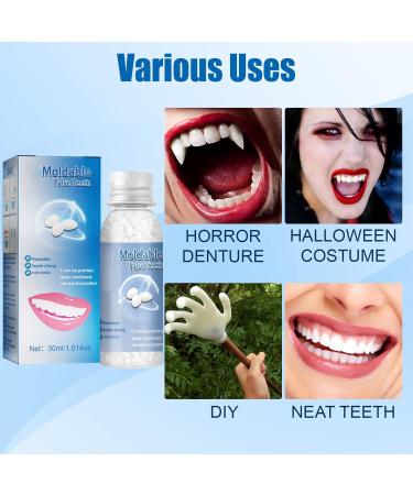 Xirujnfd Tooth Repair Granules - Cavity Filler Kit for Chipped Teeth & Temporary Fillings (1PCS) | Moldable False Teeth Solution - Buy Online on GoSupps.com