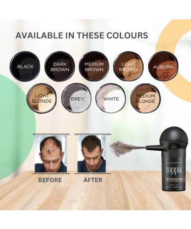  Best Hair Fiber Hair Fibers 27.5g Natural Dark Brown Keratin Extract for Full Hair - Buy Online on GoSupps.com