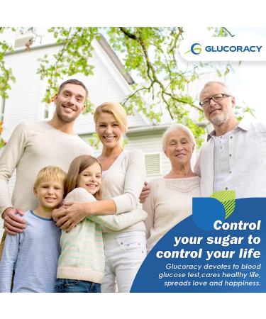Glucoracy G-425-2 Blood Glucose Monitor Kit with 100 Test Strips & Lancets - Diabetes Testing Kit for Home Use - Buy Online on GoSupps.com