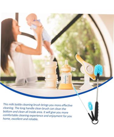 AMOSFUN 9-Piece Multi-Purpose Cleaning Brush Set | Stainless Steel Water Bottle & Straw Cleaner | Ultimate Detergent Brush Kit for Easy Cleaning - Buy Online on GoSupps.com