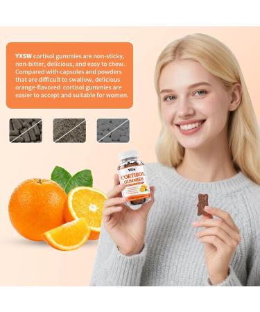 Cortisol Supplements Gummies for Women Sugar-Free Cortisol Gummies with Magnesium Glycinate Ashwagandha Rhodiola Rose for Relaxation Focus Zzz Support Orange Flavor 60 Count 60 Count (Pack of 1) - Buy Online on GoSupps.com