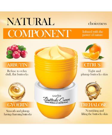 Brazilian Bum Cream Butt Lift Bum Cream 80g Moisturizing Body Cream Hip Lift Cream for Firming and Toning Buttocks Skin Thighs Bum Cream for Woman Men - Buy Online on GoSupps.com