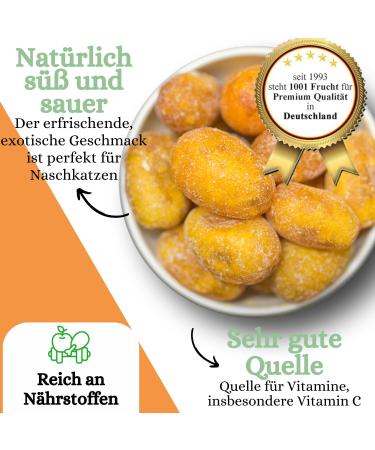  1001 Frucht 1001 Frucht Candies Kumquats 250g Exotic Dried Gnome Angel Premium Dried Fruits Candies Gluten Free No Taste Enhancer - Buy Online on GoSupps.com