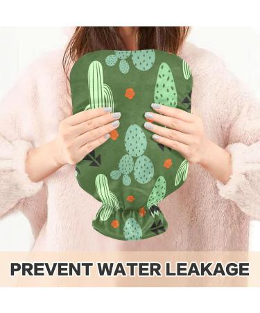Mnsruu Cactus Hot Water Bottle with Soft Cover - 2L | Ideal Gift for Women & Kids Christmas - Shop Internationally! - Buy Online on GoSupps.com