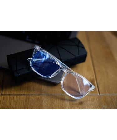 Ziffs Vision Clear Blue Light Blocking Glasses - Gaming Glasses - Premium Magnetic case & Accessories - Clear Blue Light Glasses Women & Men - British Brand - Buy Online on GoSupps.com