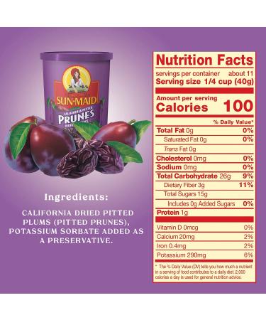 Sun Maid Pitted Plums - 16 oz: Buy Online at the Best Price - Buy Online on GoSupps.com