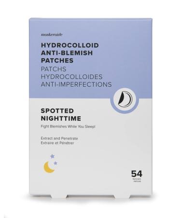 Spotted Nighttime Hydrocolloid Anti-Blemish Pimple Patches for Acne Extract and Penetrate 54 Patches Two sizes Vegan Cruelty-free