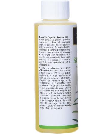 Aromalife sesame oil Organic 125 milliliter - Buy Online on GoSupps.com
