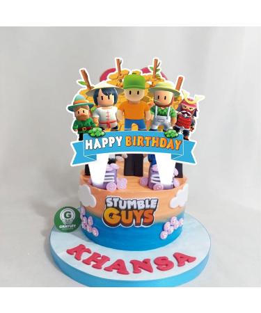 37Pack Stumble Guys Cake Toppers Cute Cupcake Toppers Stumble Guys Theme Cupcake Toppers Kids's Birthday Cake Party Decorations Supplies - Buy Online on GoSupps.com