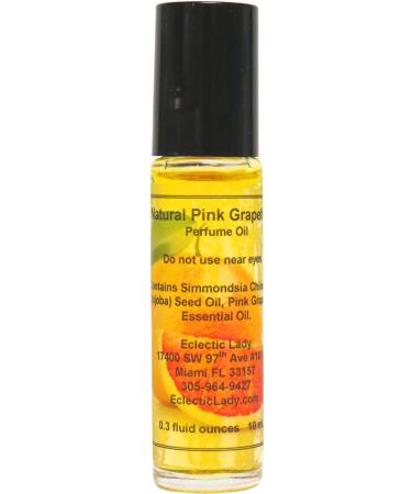 Eclectic Lady All Natural Pink Grapefruit Perfume Oil 1.0 Oz Portable Roll-On Fragrance with Long-Lasting Scent Delightful Essential Oils and Jojoba Oil For Daily Use 1 Fl Oz (Pack of 1)