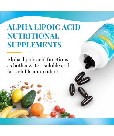 Buy Fogoro Alpha Lipoic Acid 1500 mg - Liposomal ALA Supplement for Energy Metabolism & Antioxidant Support - 120 Softgels (Pack of 2) - International Shipping Available - Buy Online on GoSupps.com